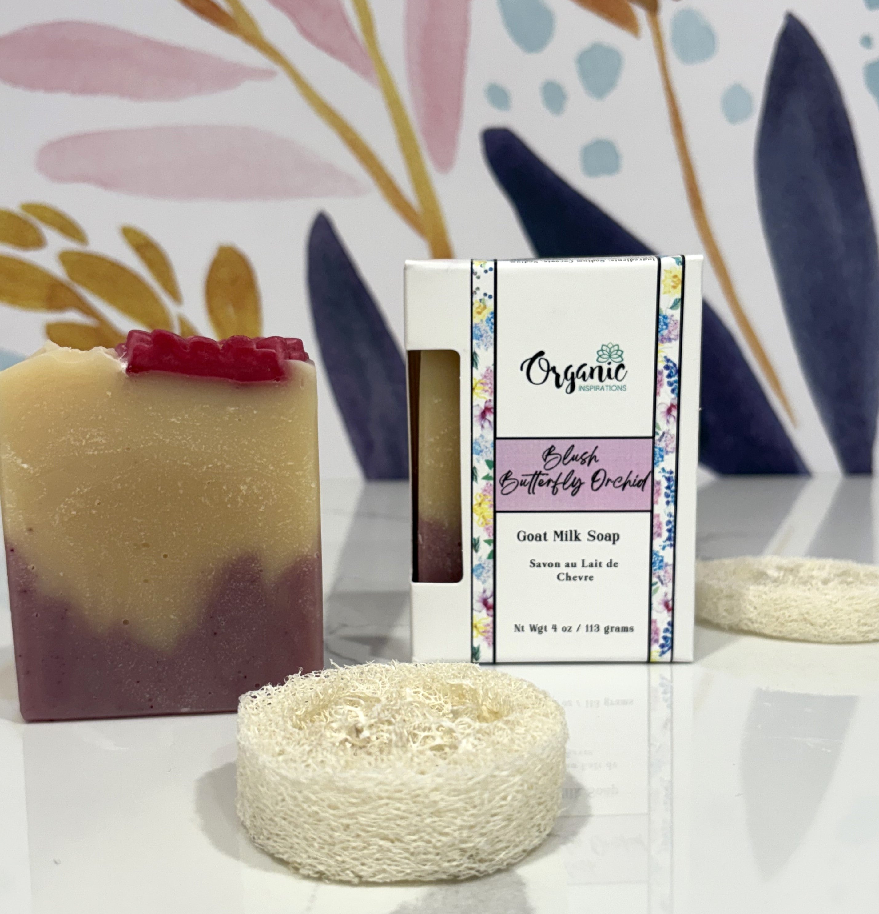 Butterfly Orchid or Blush Butterfly Orchid Goat Milk Soap Organic inspirations