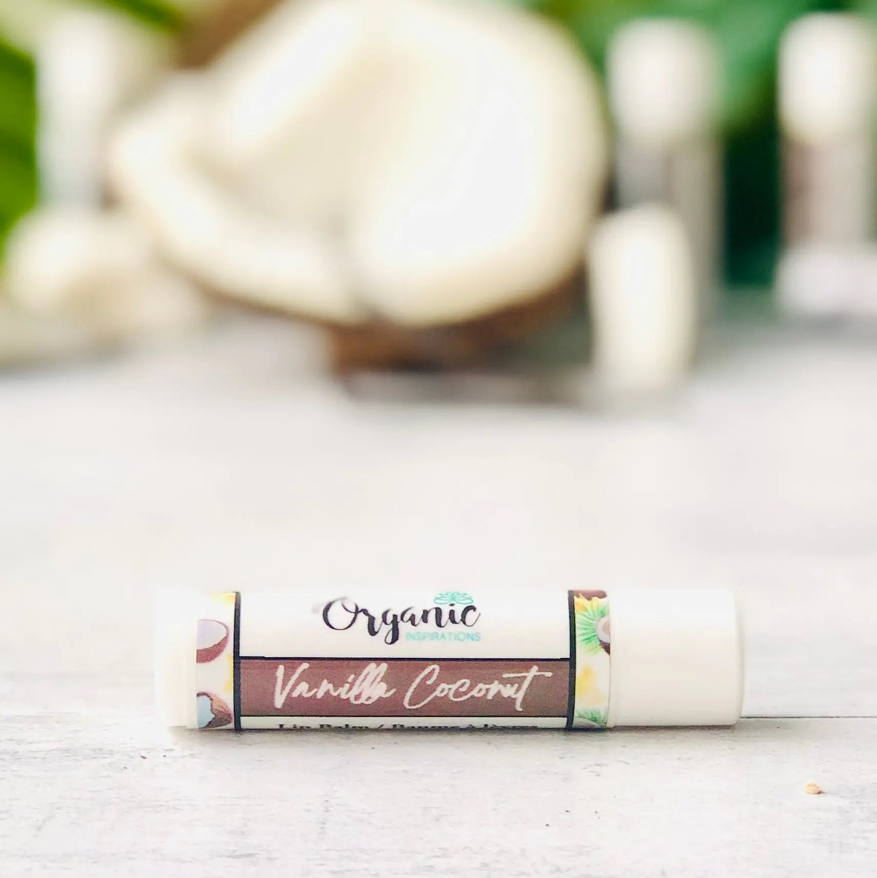 Vanilla Coconut Lip Balm Organic inspirations