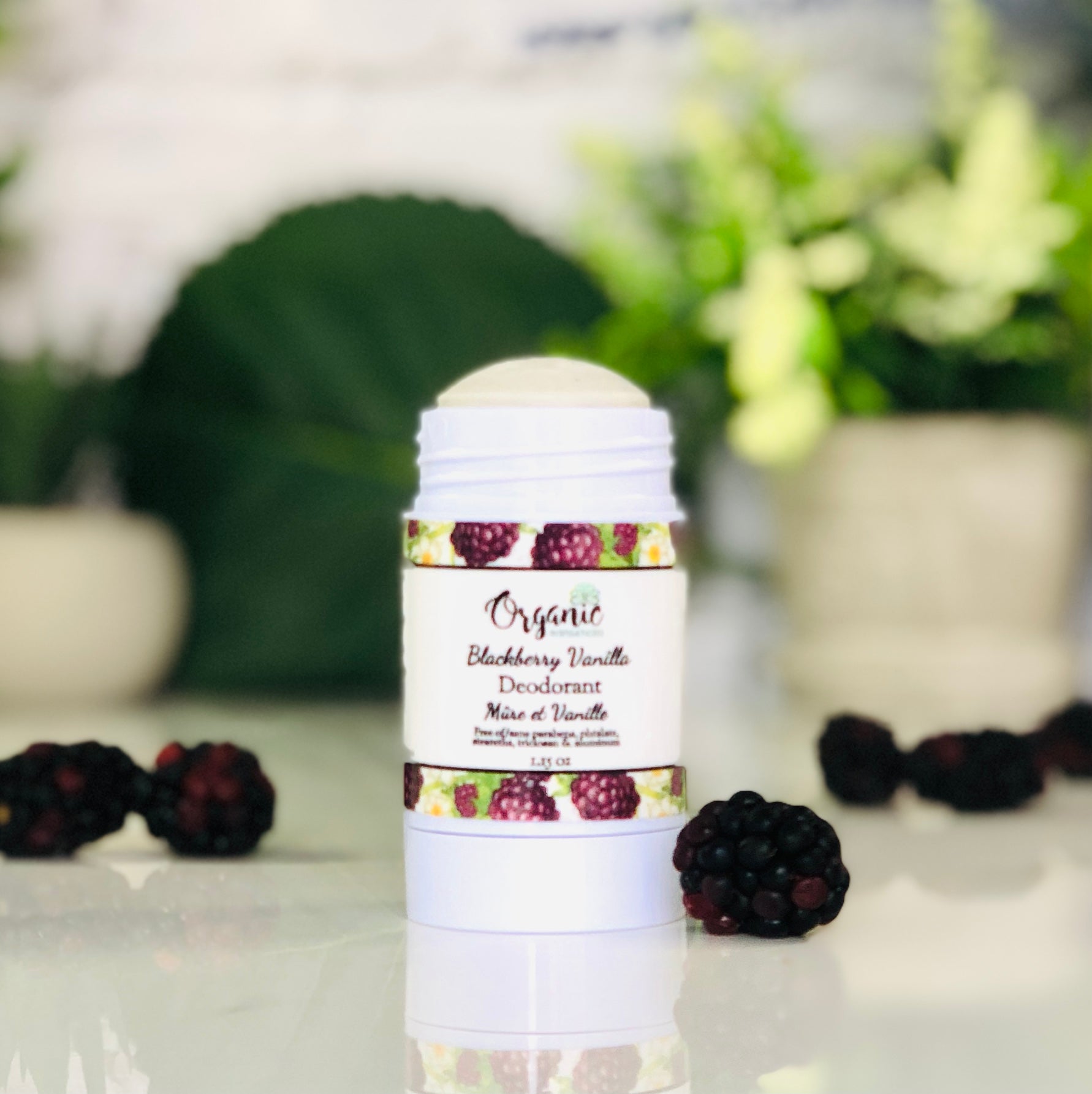 Blackberry Vanilla Charcoal Deodorant Organic inspirations
