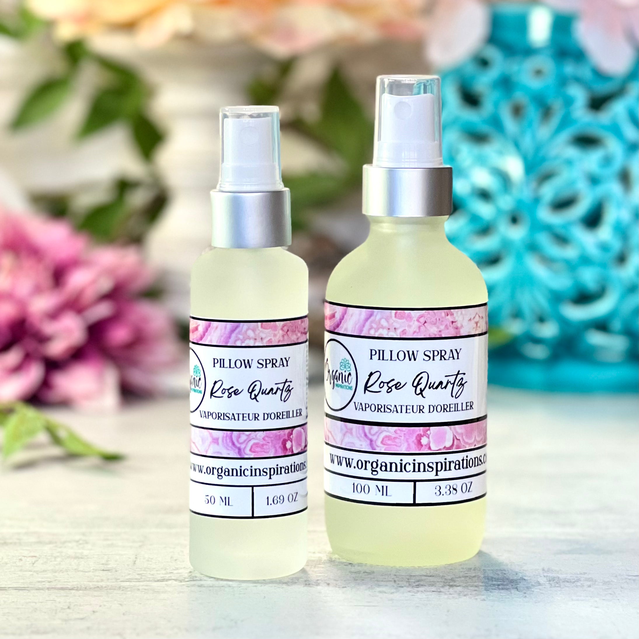 Rose Quartz Pillow Spray Organic inspirations