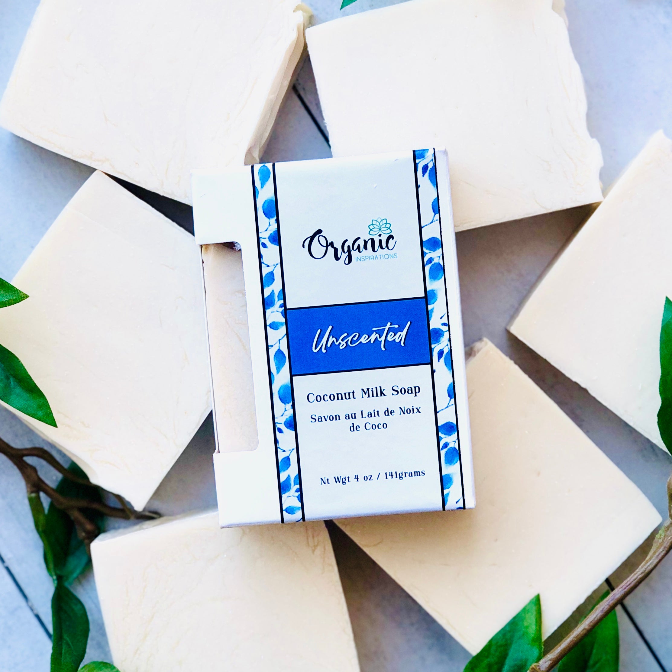 Unscented Coconut Milk Soap Organic inspirations