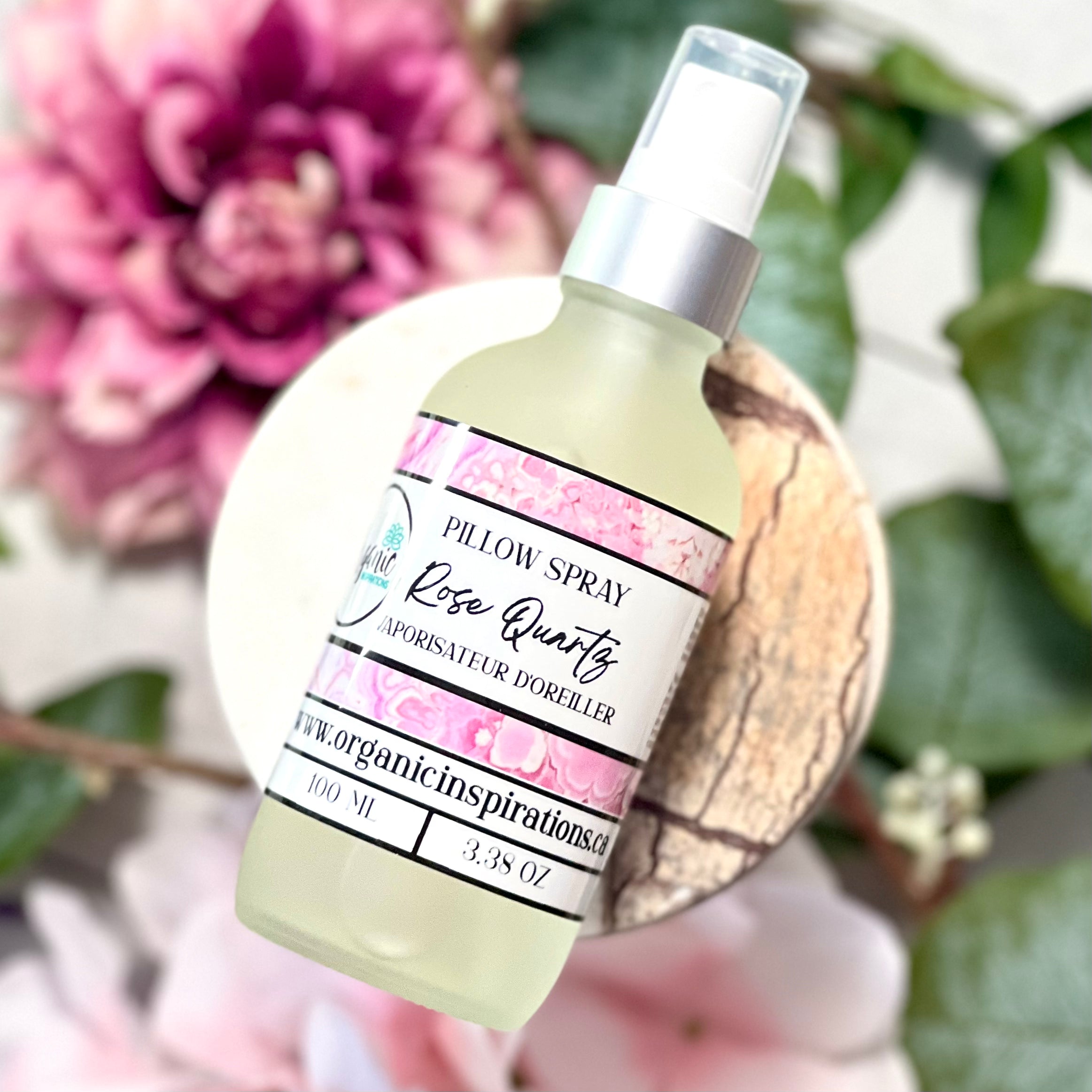 Rose Quartz Pillow Spray Organic inspirations