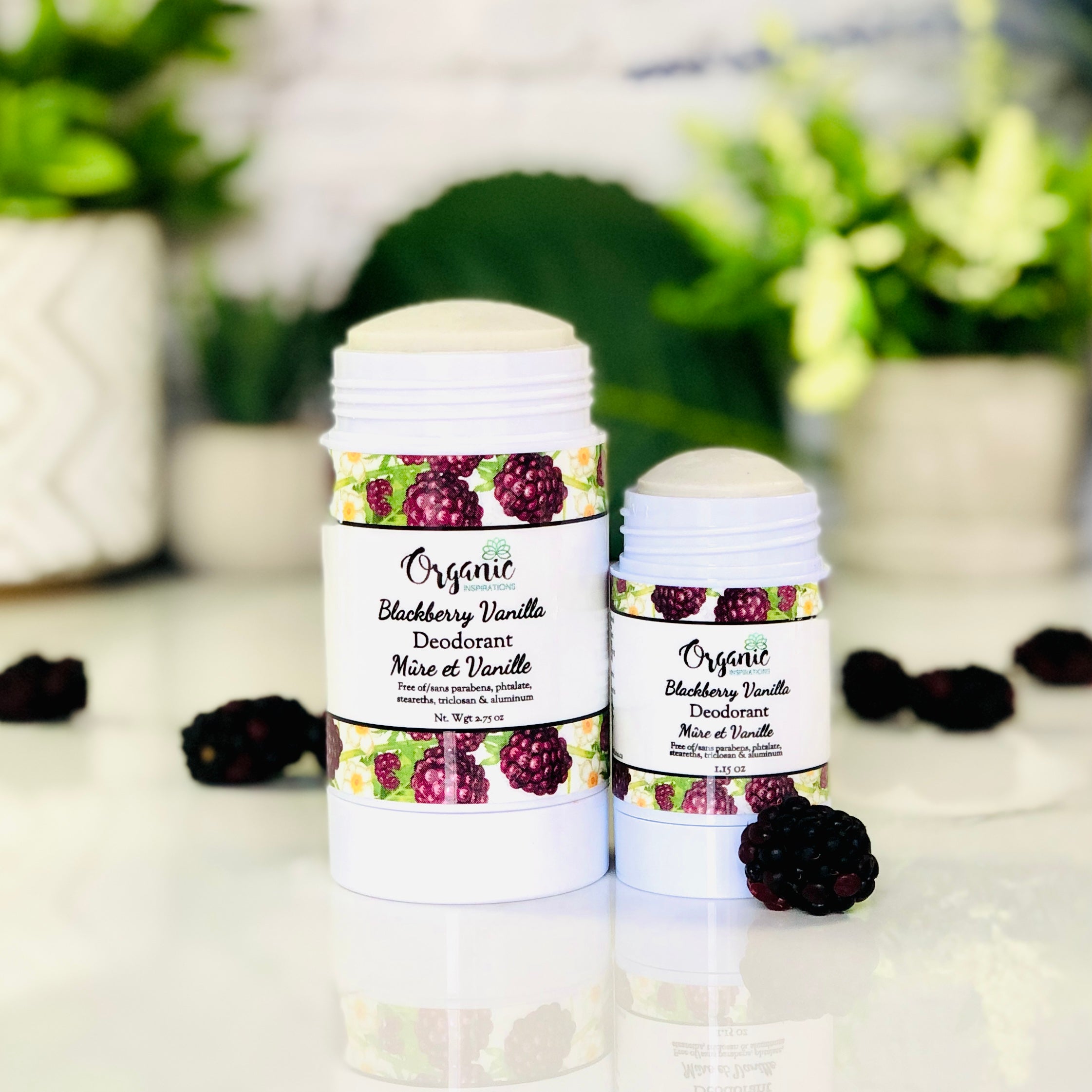 Blackberry Vanilla Charcoal Deodorant Organic inspirations