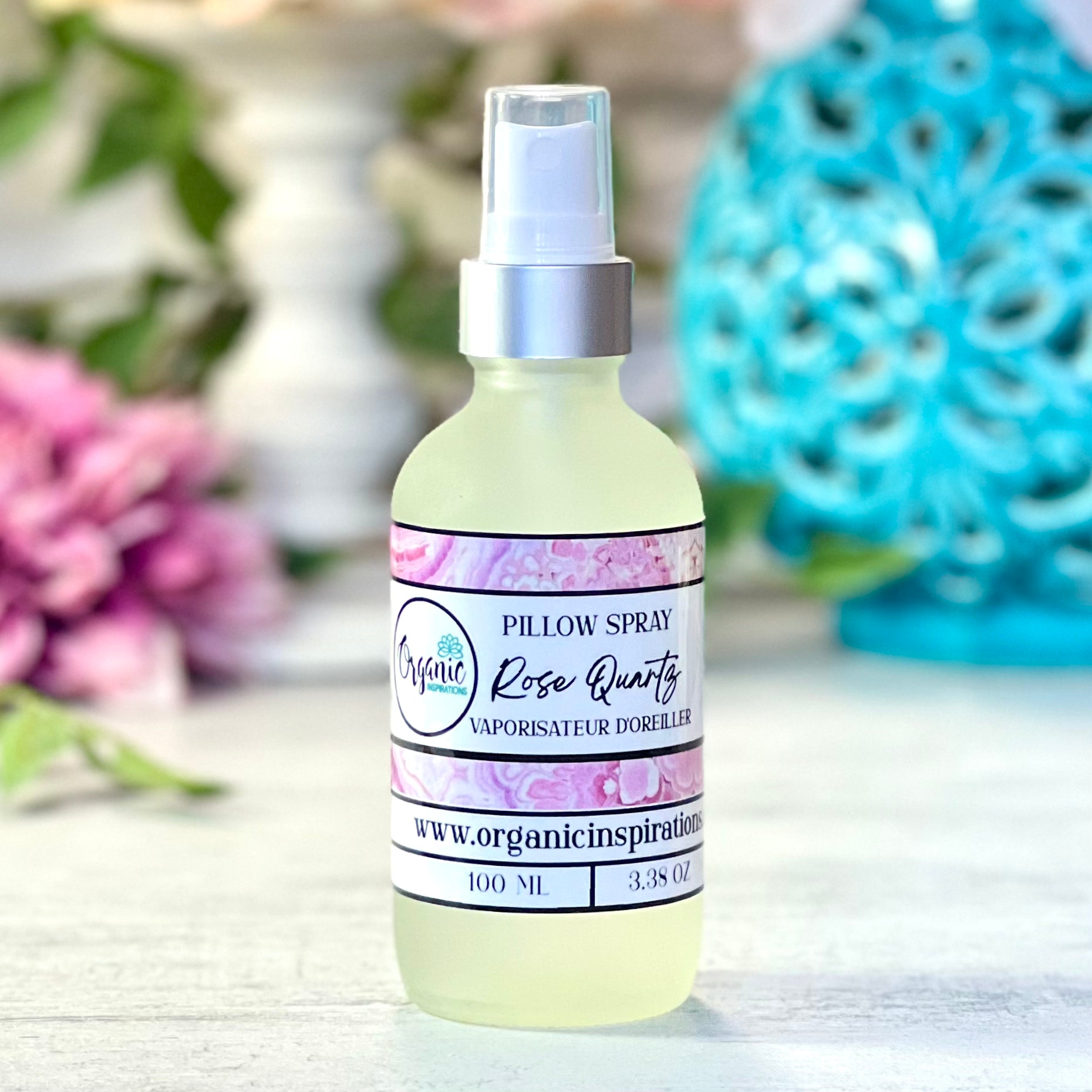 Rose Quartz Pillow Spray Organic inspirations