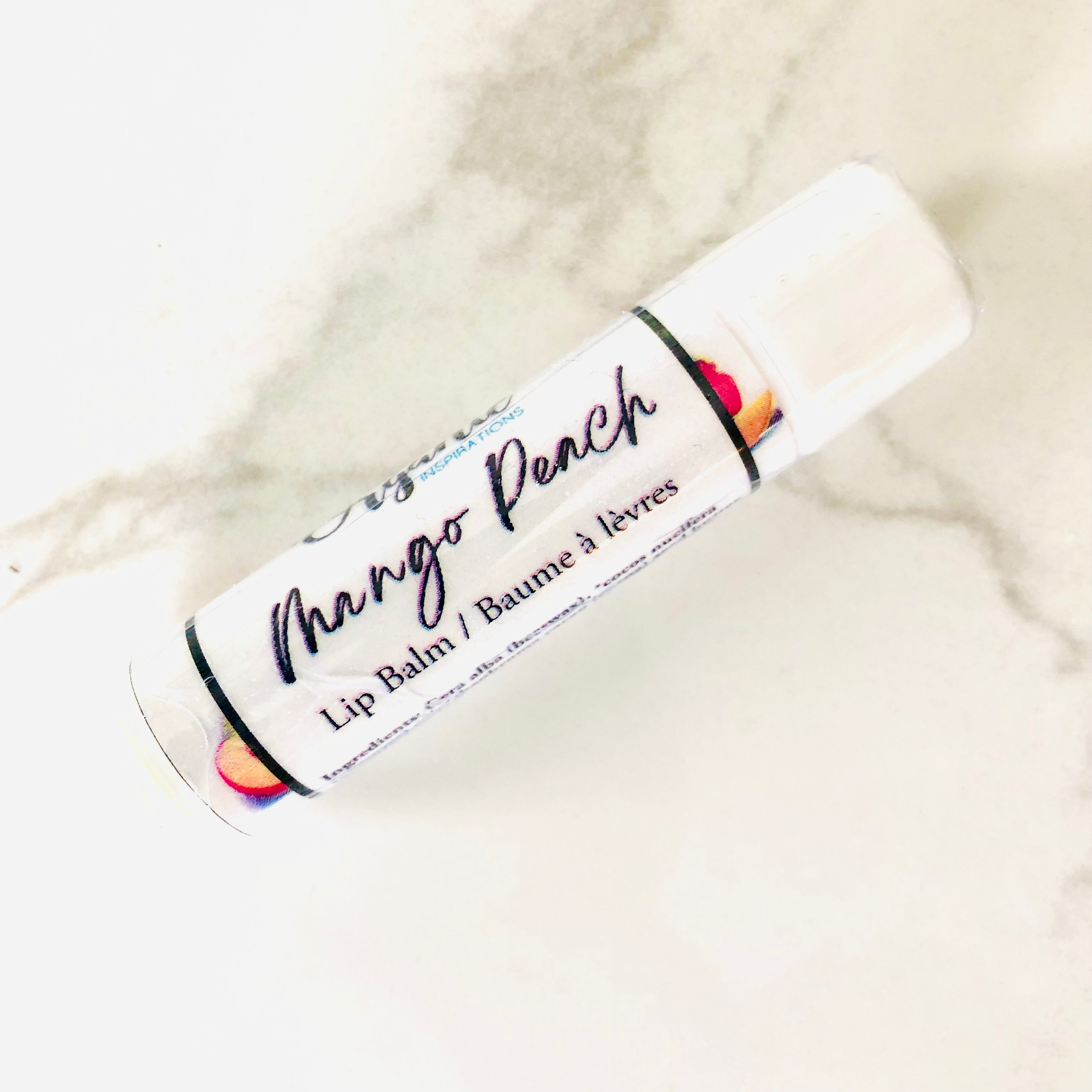 Mango Peach Lip Balm Organic inspirations