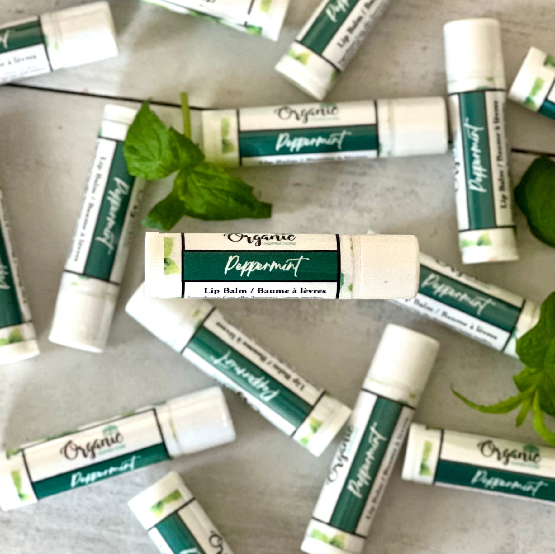 Peppermint Lip Balm Organic inspirations