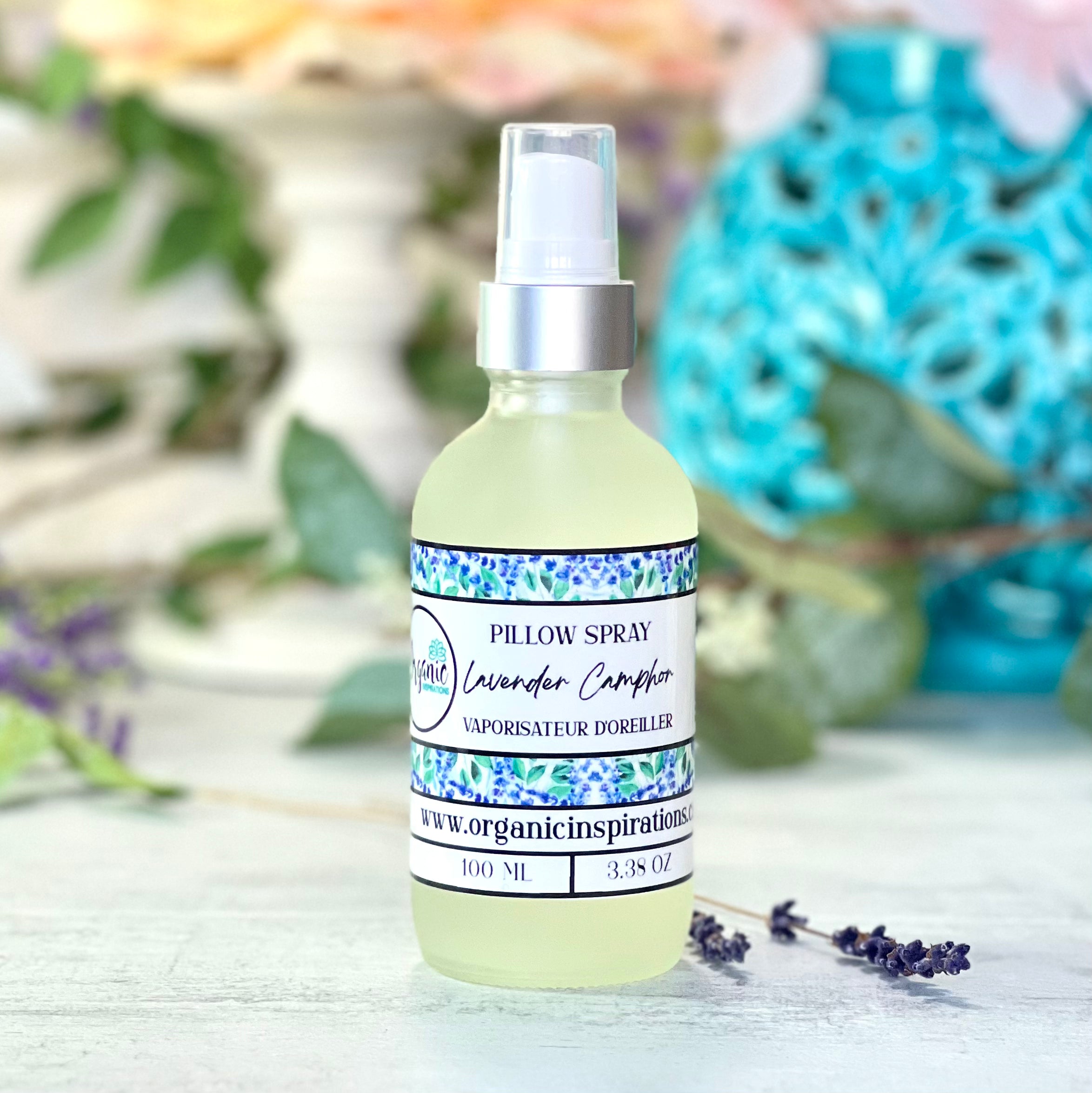 Lavender Camphor Pillow Spray Organic inspirations
