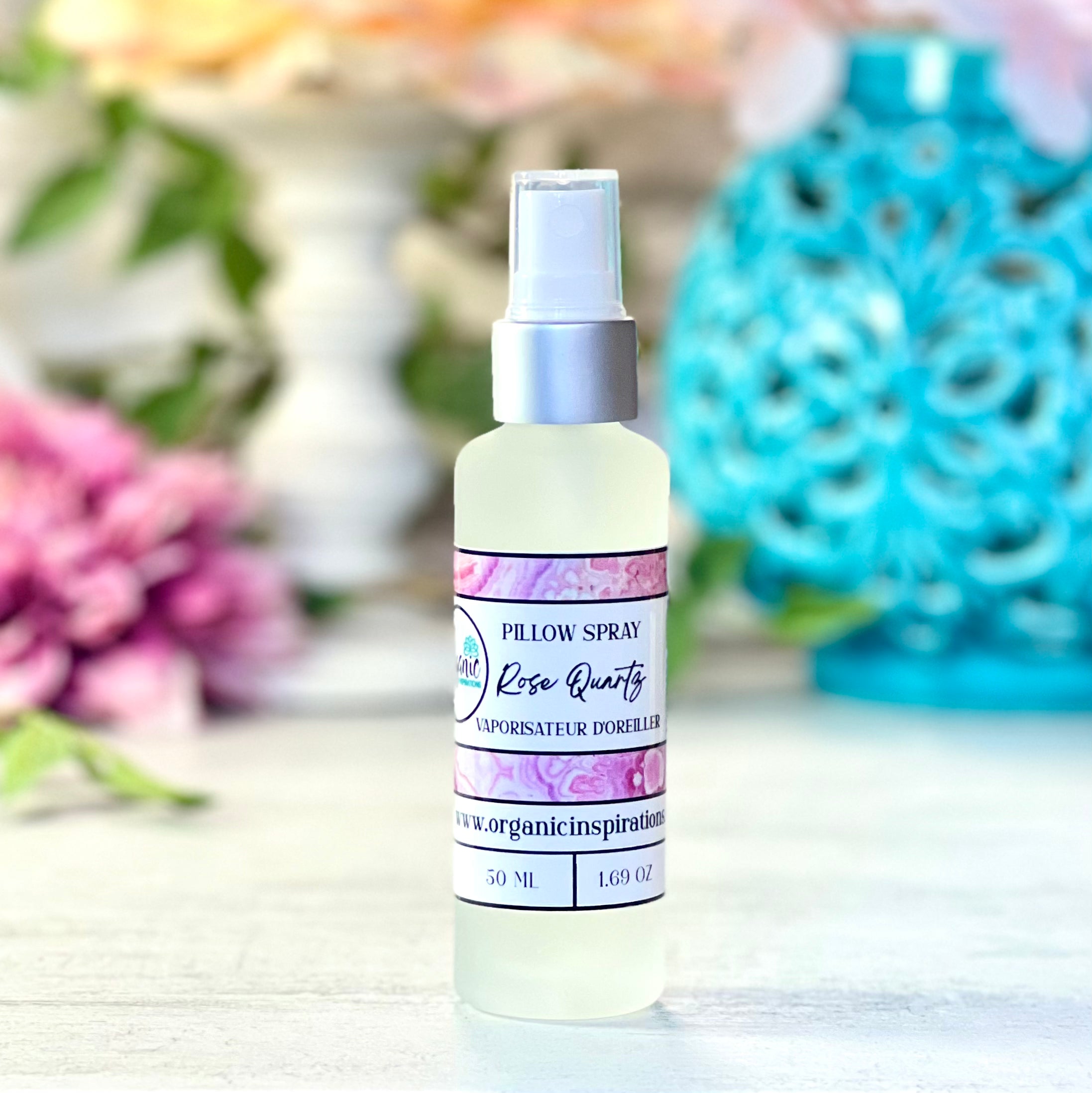 Rose Quartz Pillow Spray Organic inspirations