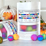 Rainbow Bath Bomb Minis Organic inspirations