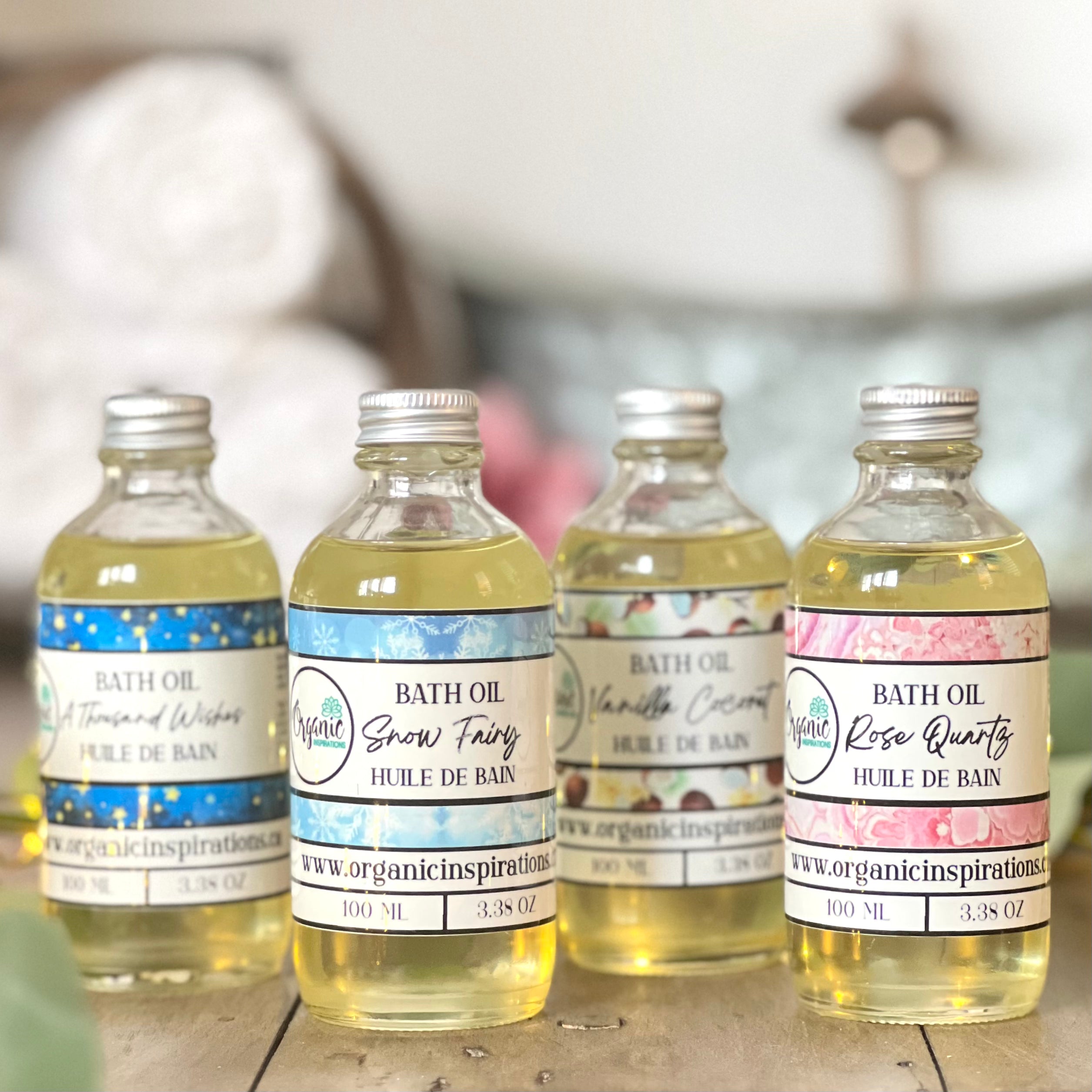 Bath Oil Organic inspirations