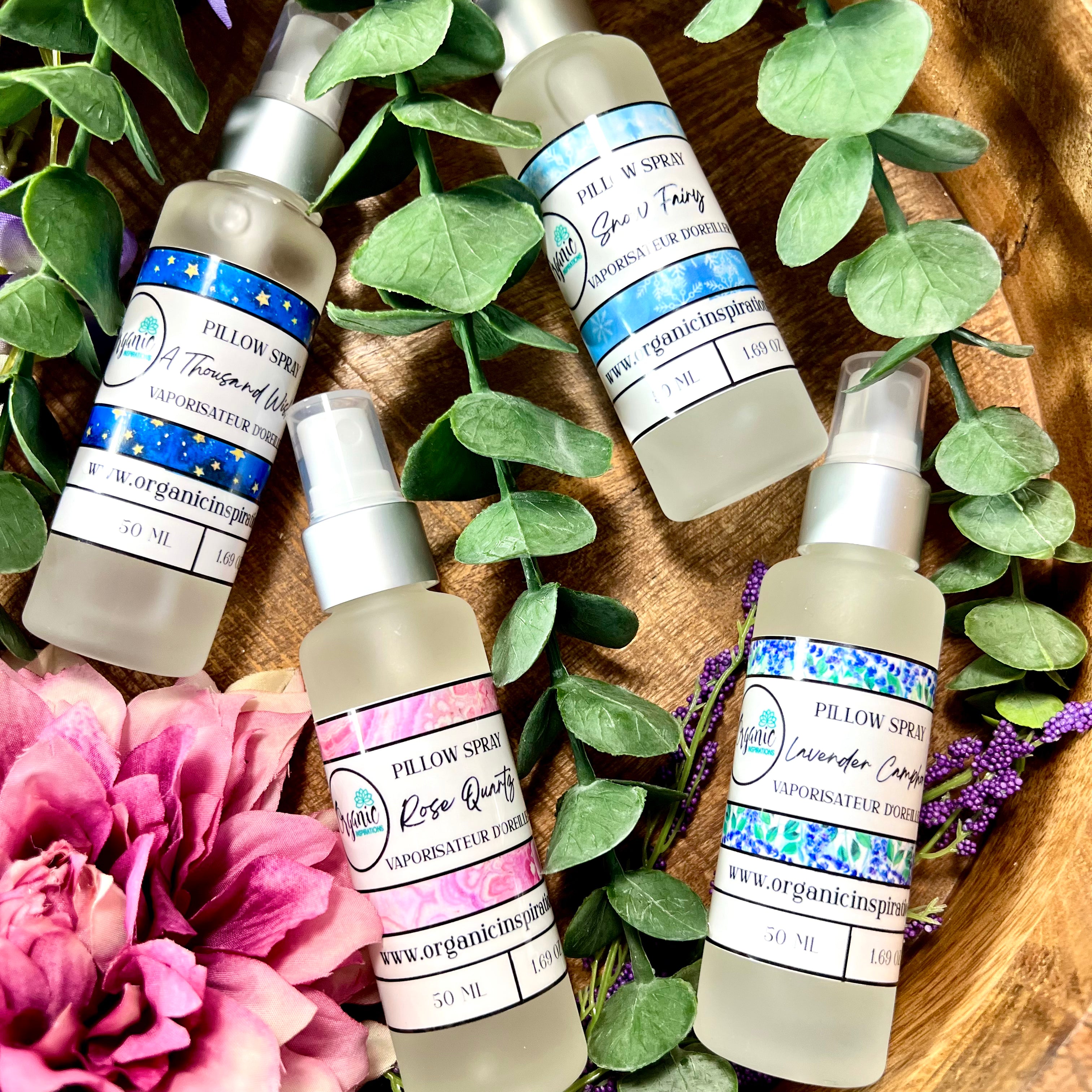 Rose Quartz Pillow Spray Organic inspirations