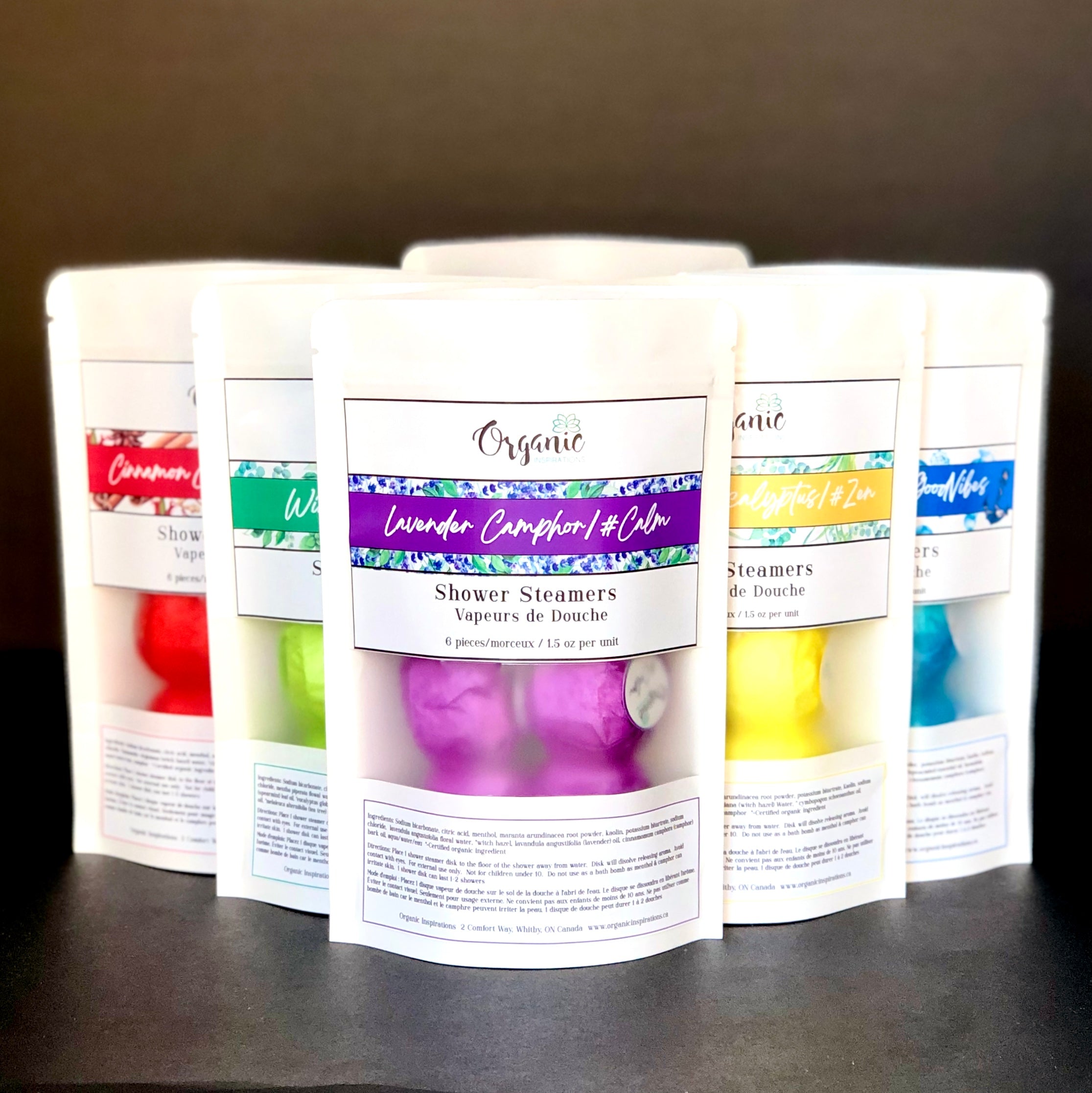 Lavender Camphor Shower Steamers Organic inspirations