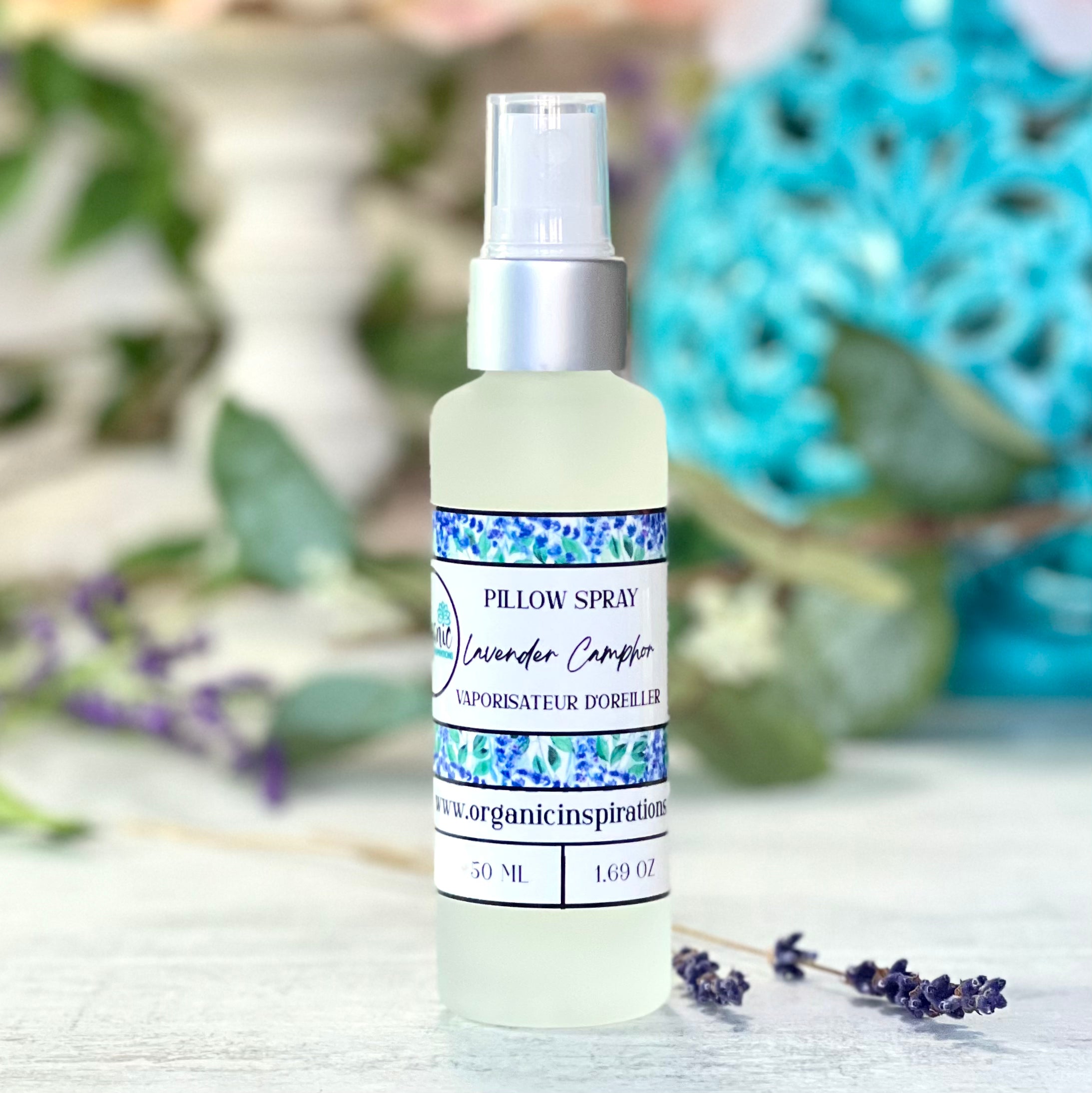 Lavender Camphor Pillow Spray Organic inspirations