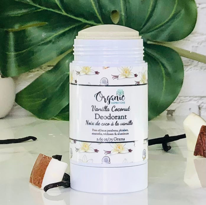 Vanilla Coconut Charcoal Deodorant Organic inspirations