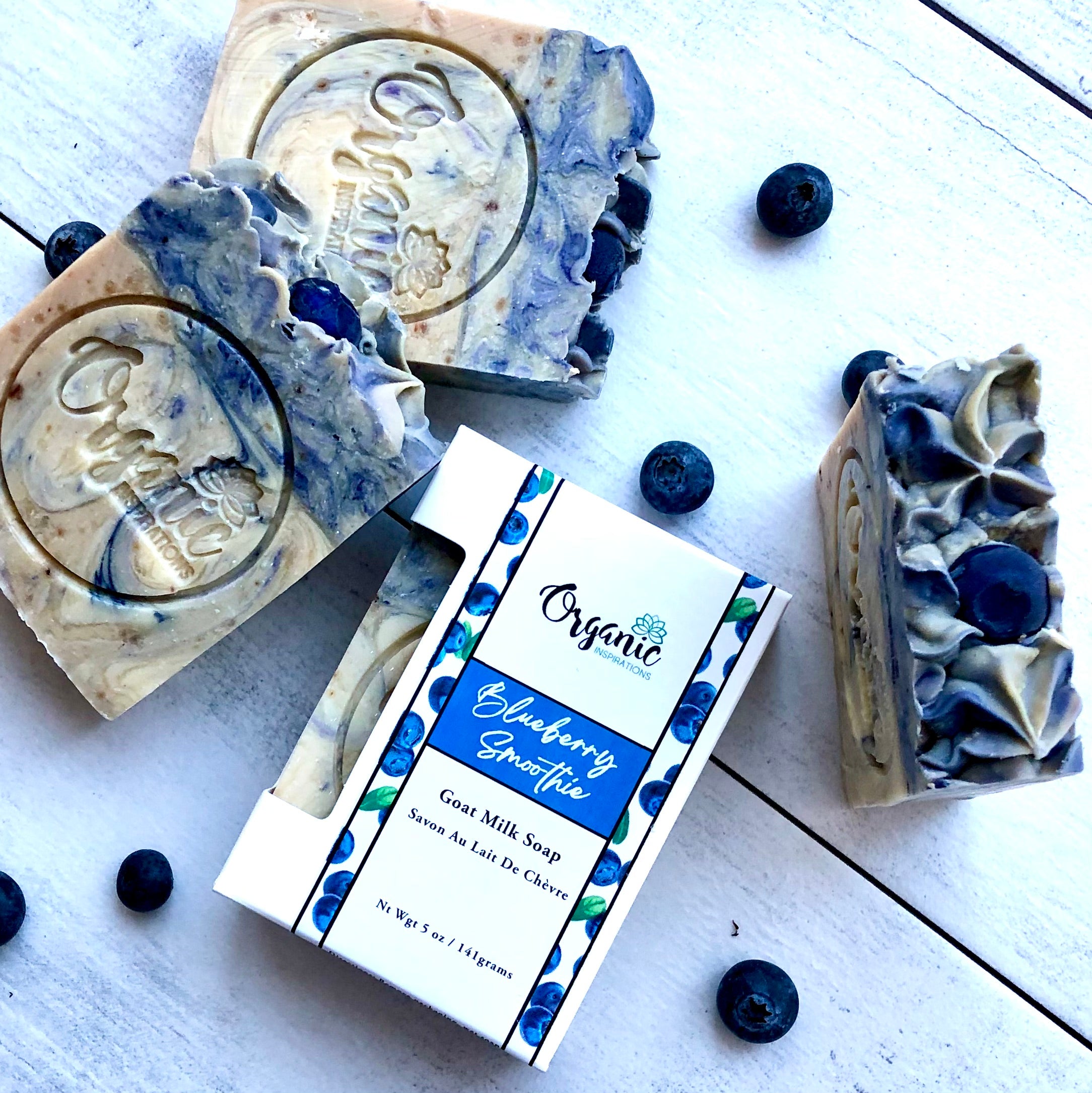 Blueberry Smoothie Milk Soap Organic inspirations
