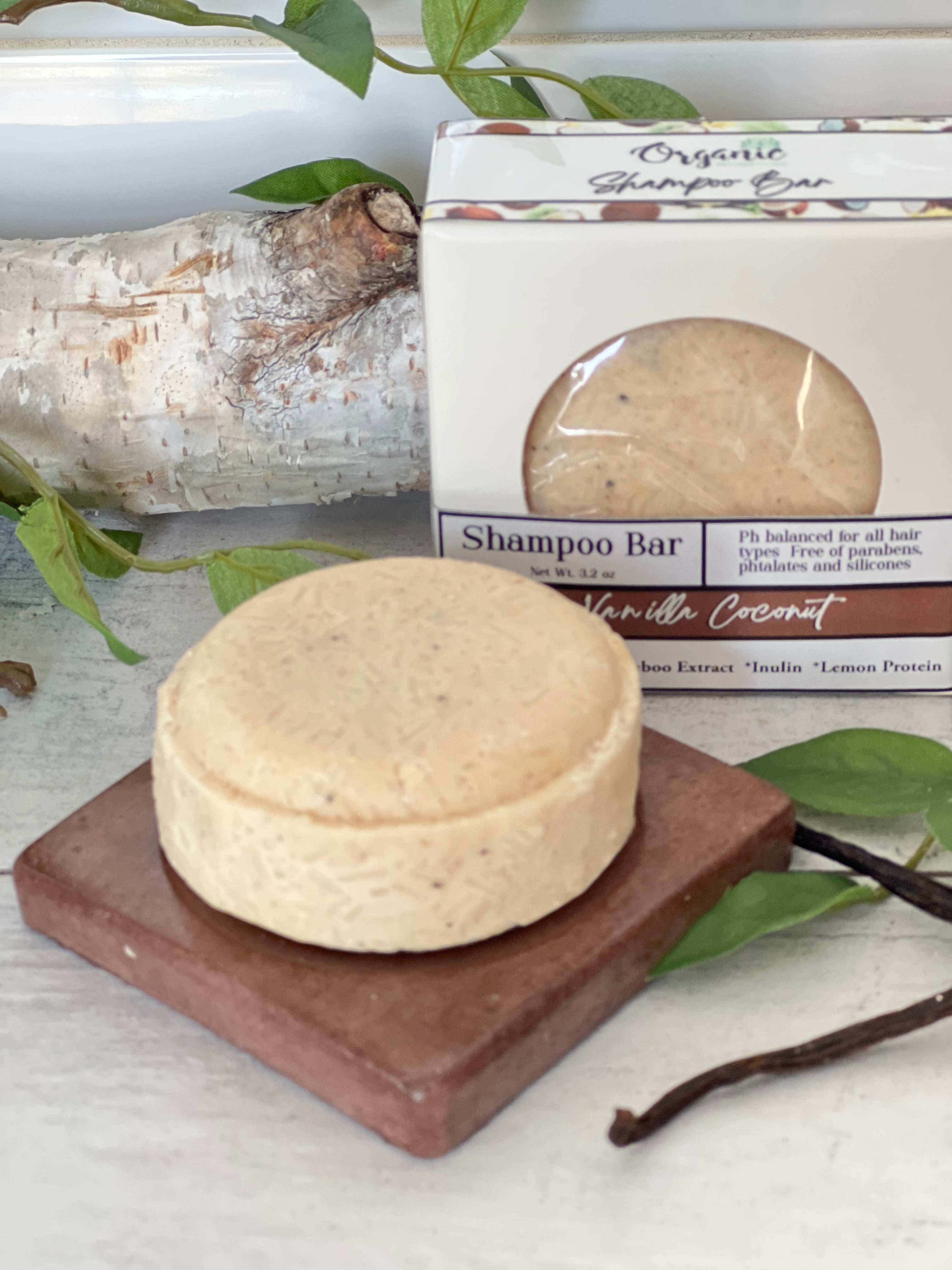 Vanilla Coconut Shampoo Bar Organic inspirations